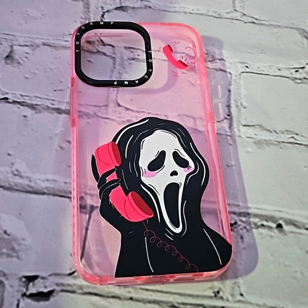 NEW!13 PRO MAX Phone Case! Funny Scream Ghost Mask Caller!